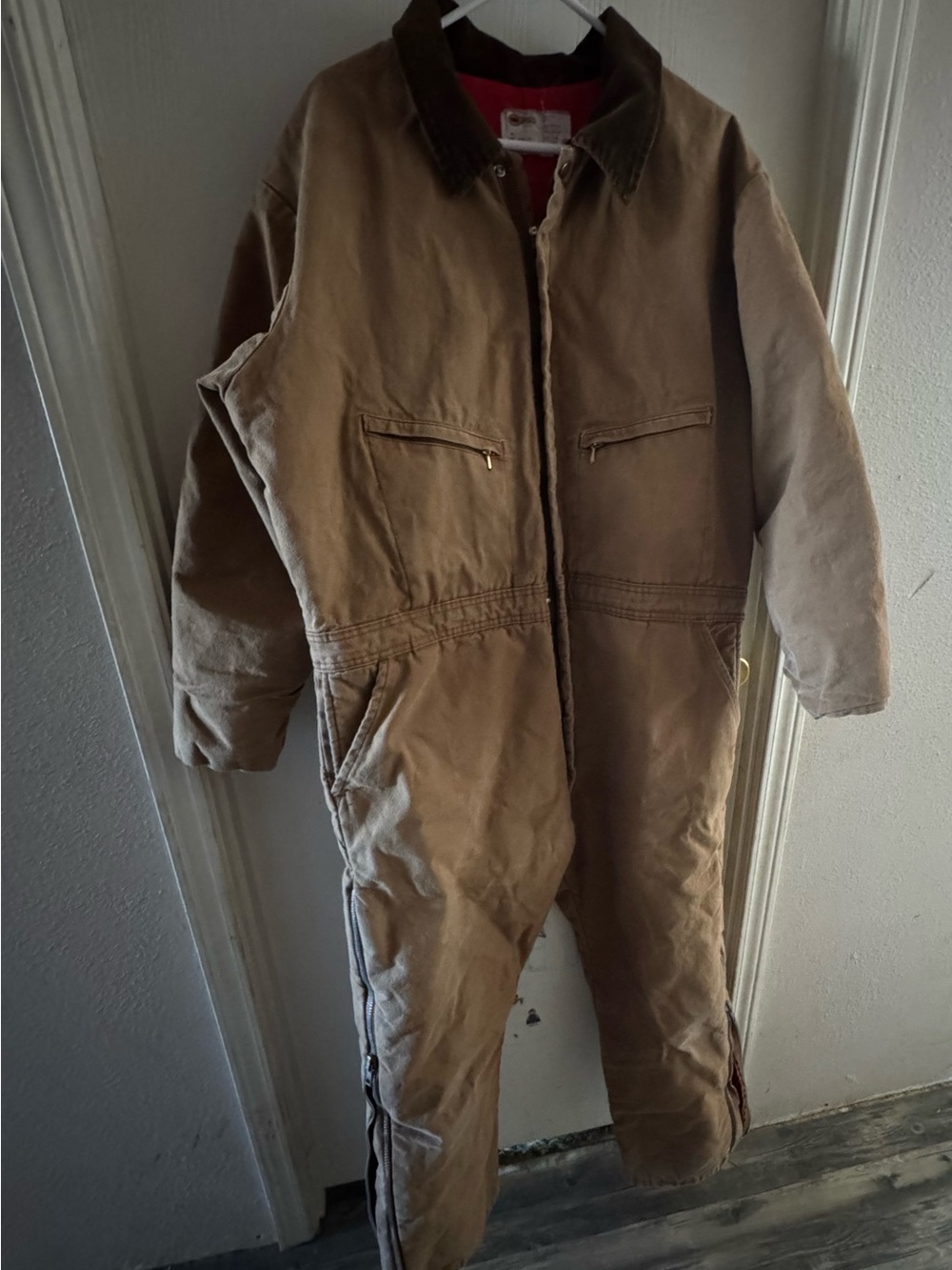 Key Insulated Zip-Front Work Coverall Size XL regular, like Carhartt